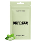Refresh Gum Raspberry – Worry-Free Fresh Breath for Restaurant Outings, Non-GMO Plant-Based Gum