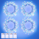 Twinkle Lights Battery Operated – No Flame Battery Lights for Toddler Room and Staircase Railing