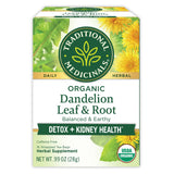 Traditional Medicinals Organic Dandelion Leaf & Root Herbal Tea – Meaningful Get Well Soon Gift for Women Who Love Herbal Remedies
