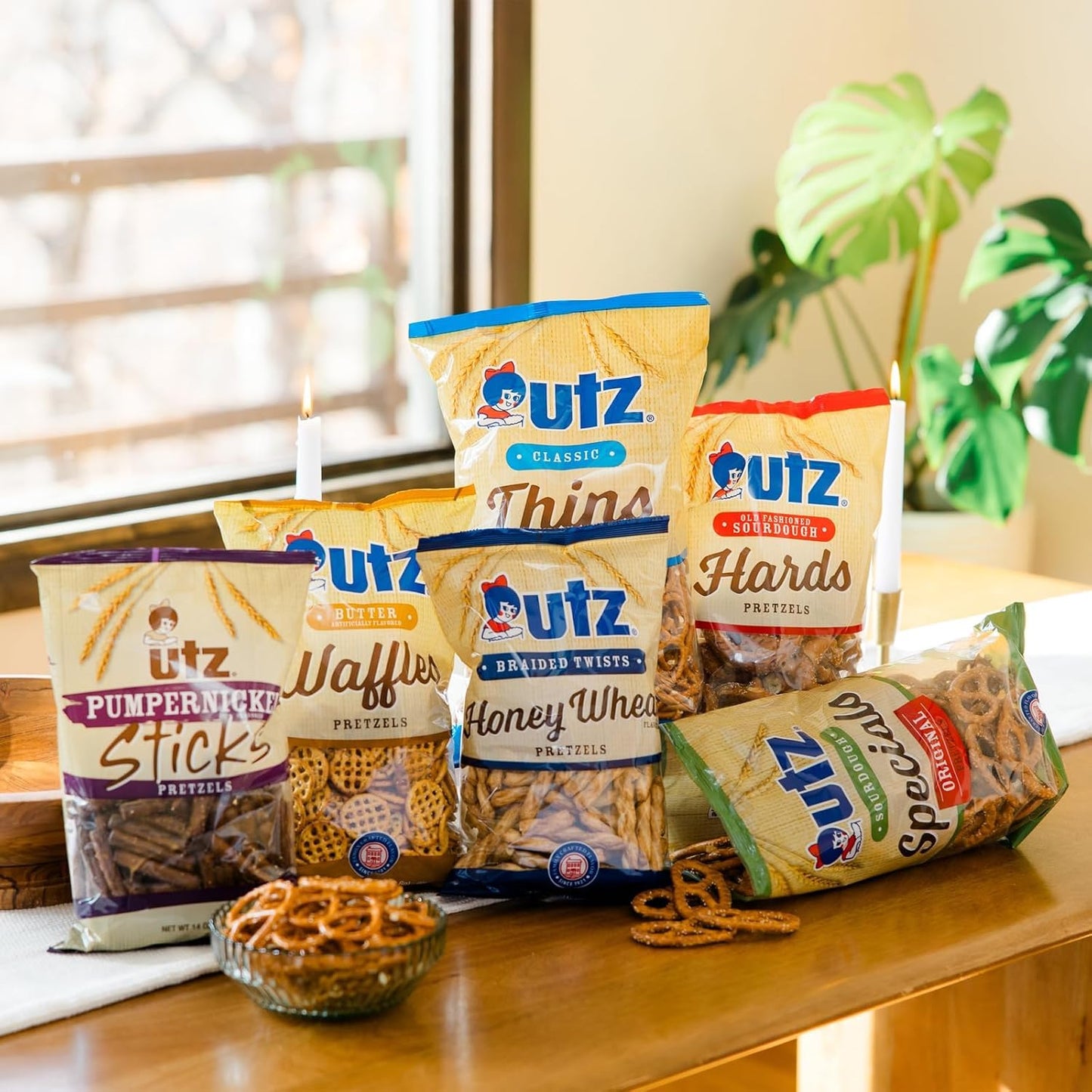 Utz Hard Sourdough Pretzel Nuggets 52 oz Barrel – Portable Crunchy Snack for Tailgating, Beach Days, and Backyard BBQs