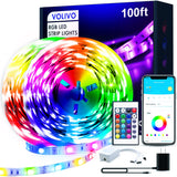 Lumiglow RGB LED Strip Light Kit 300ft – Workshop and Craft Room Lighting for DIY Builders and Creators