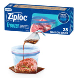 Ziploc Gallon Freezer Bags – Multi-Cycle Reusable Storage for an Effortless, Minimalist Pantry