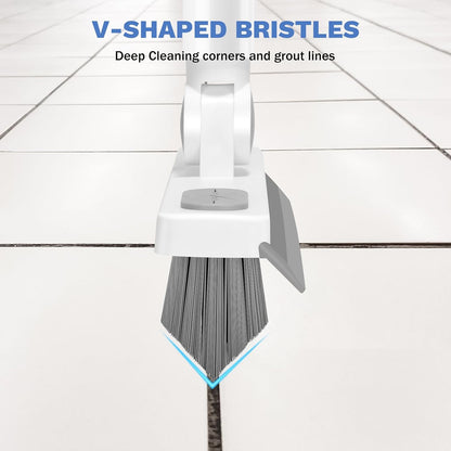 180° rotatable swivel head for multi-angle deep cleaning
