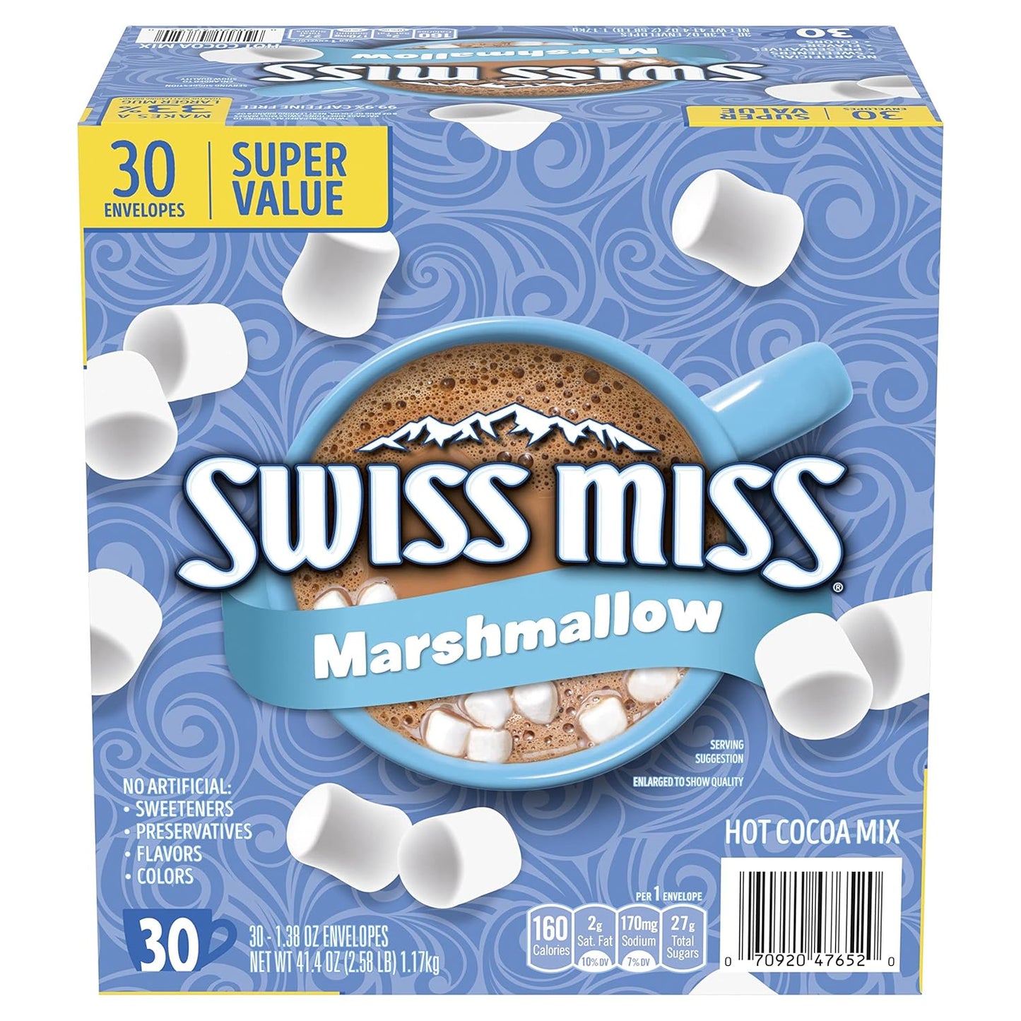 30 individually wrapped single-serve packets per box