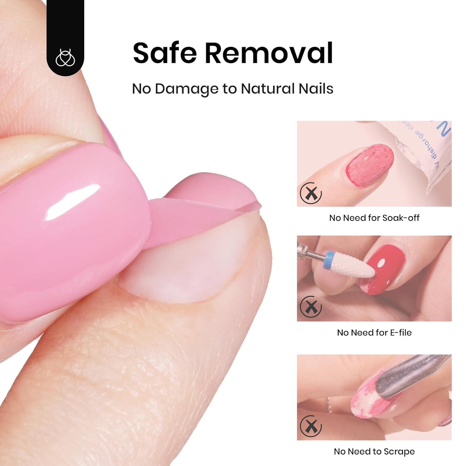 7-10 day wear duration with strong gel polish adhesion