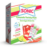 Sonic Singles To Go Variety Pack Powdered Drink Mix – Family-Friendly Flavored Water Packets for Road Trips and Playdates