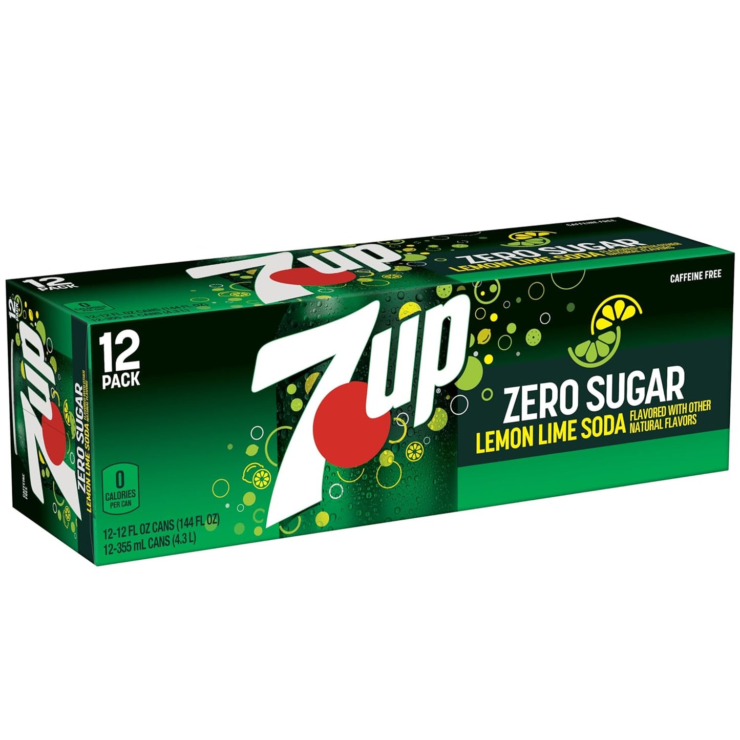 7UP Caffeine-Free Soda, 12 Oz Cans – Travel-Ready Mixer for Outdoor Cocktail Bars