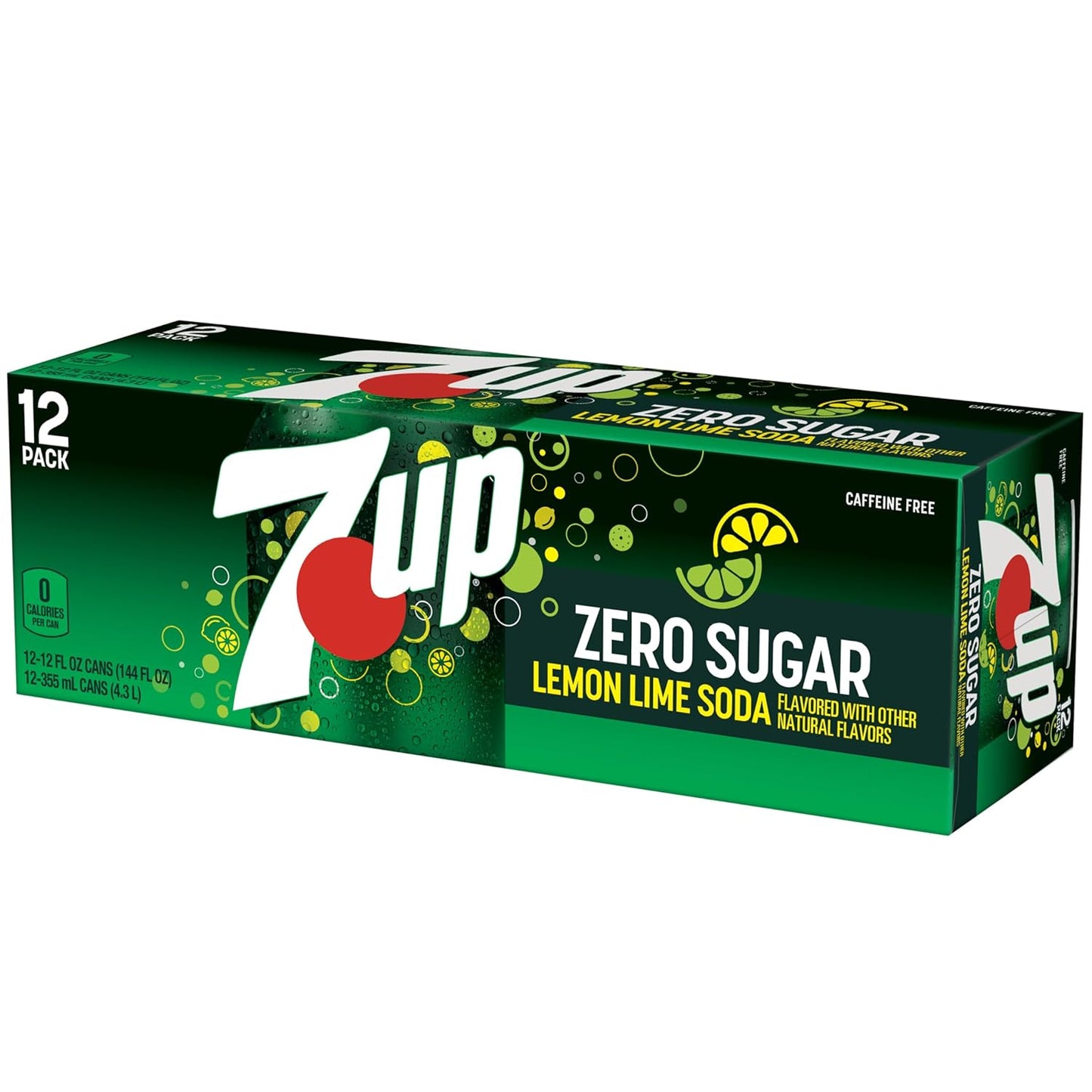 7UP Caffeine-Free Soda, 12 Oz Cans – Travel-Ready Mixer for Outdoor Cocktail Bars