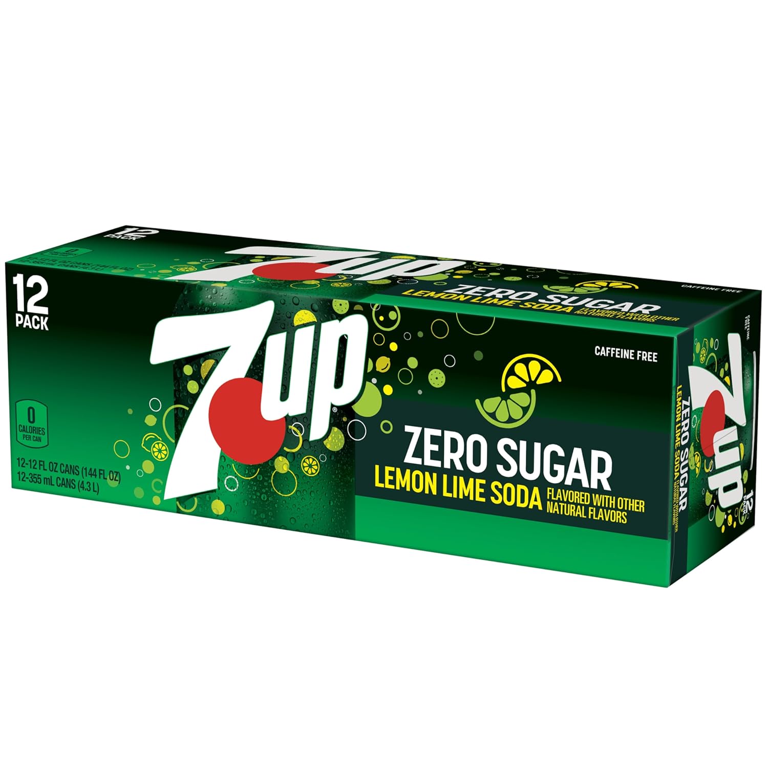 7UP Caffeine-Free Soda, 12 Oz Cans – Travel-Ready Mixer for Outdoor Cocktail Bars