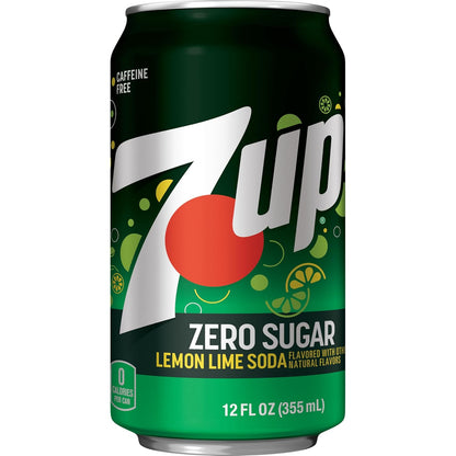 7UP Caffeine-Free Soda, 12 Oz Cans – Travel-Ready Mixer for Outdoor Cocktail Bars