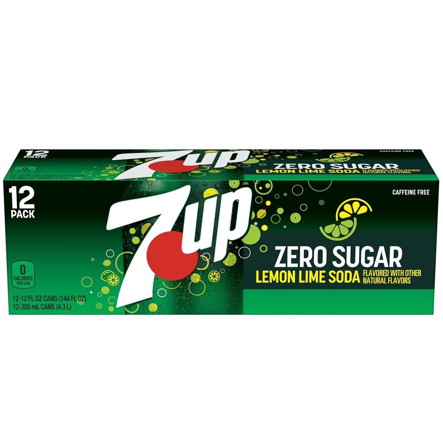 7UP Caffeine-Free Soda, 12 Oz Cans – Travel-Ready Mixer for Outdoor Cocktail Bars