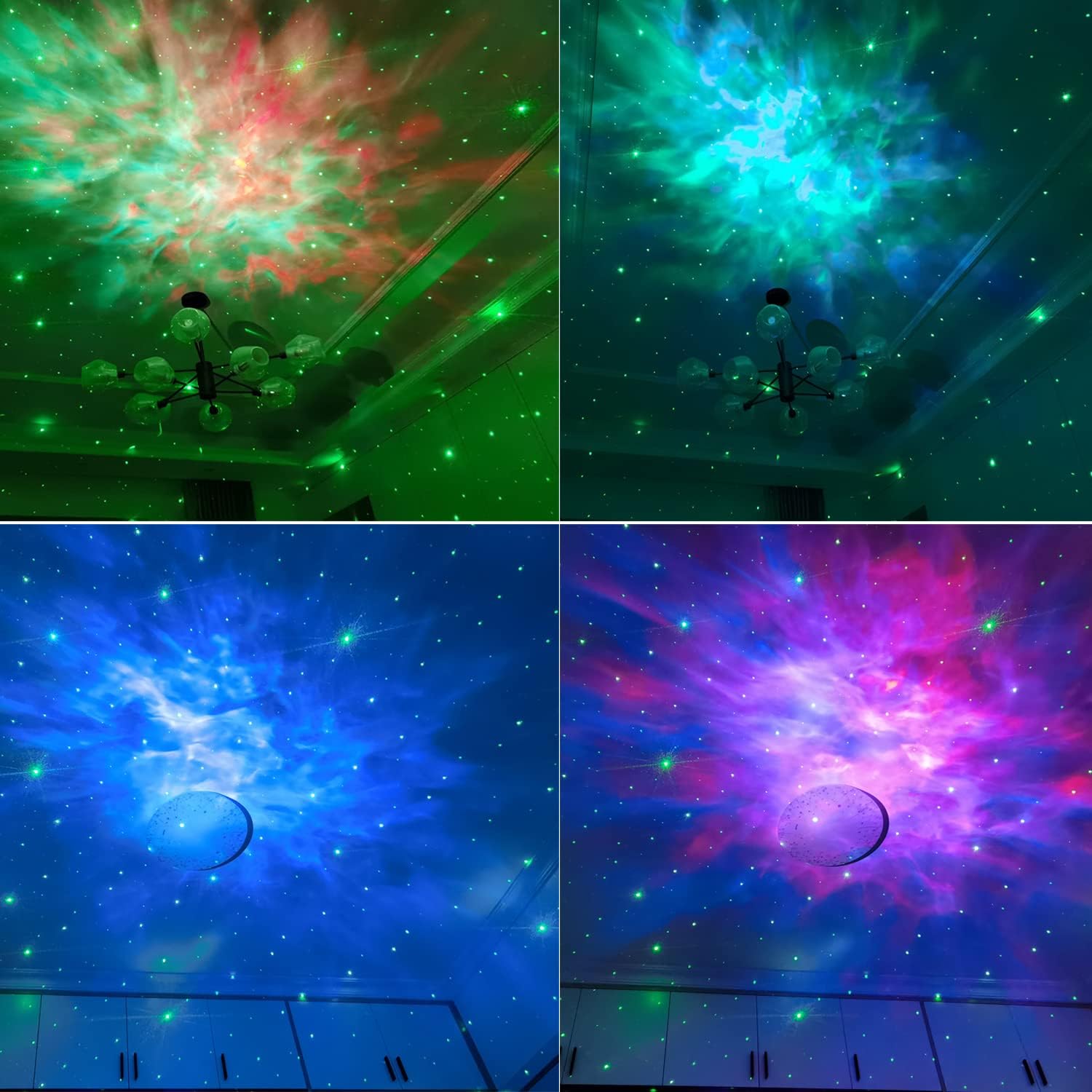 AstraStar Galaxy Star Projector – Memorable Christmas Gift for Boys and Girls, Astronaut LED Lamp with 8 Nebula Effects