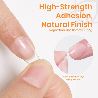 Beetles Solid Nail Glue Gel – Salon-Speed Press-On Application for Busy Nail Techs and At-Home Manicurists