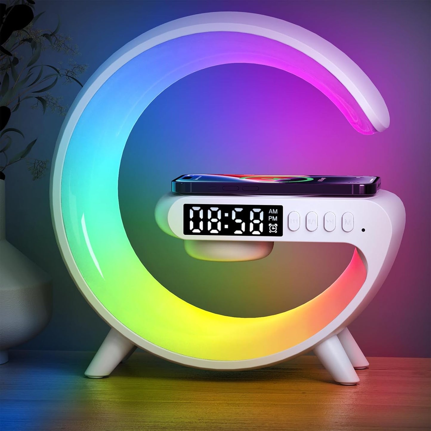 [Brand] Neutral Black Atmosphere Light – Intentional Nightstand for the Less-Is-More Home