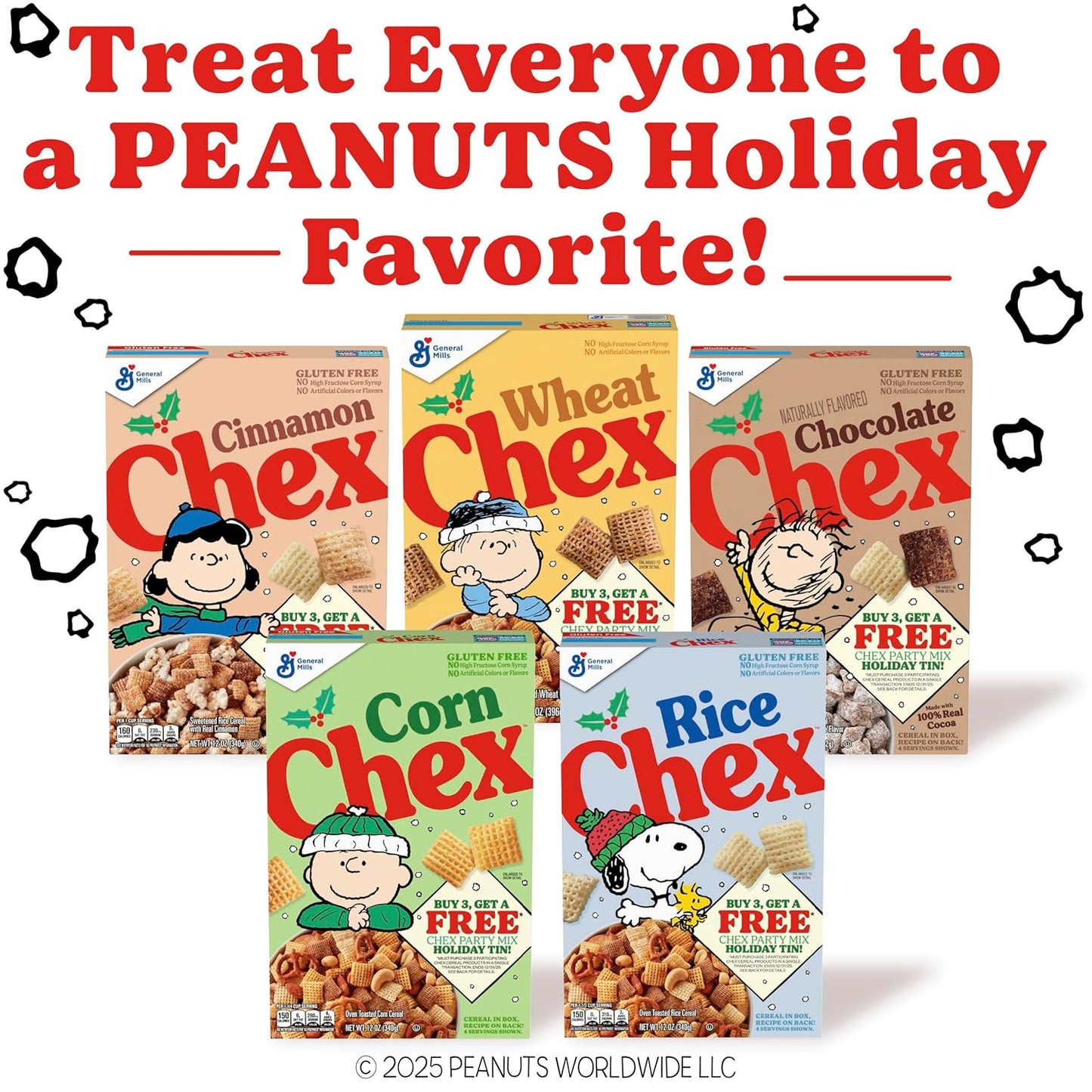 Chex Gluten Free Breakfast Cereal 18 oz – Whole Grain Iron Rich Box for Health Minded Pantry and Prep