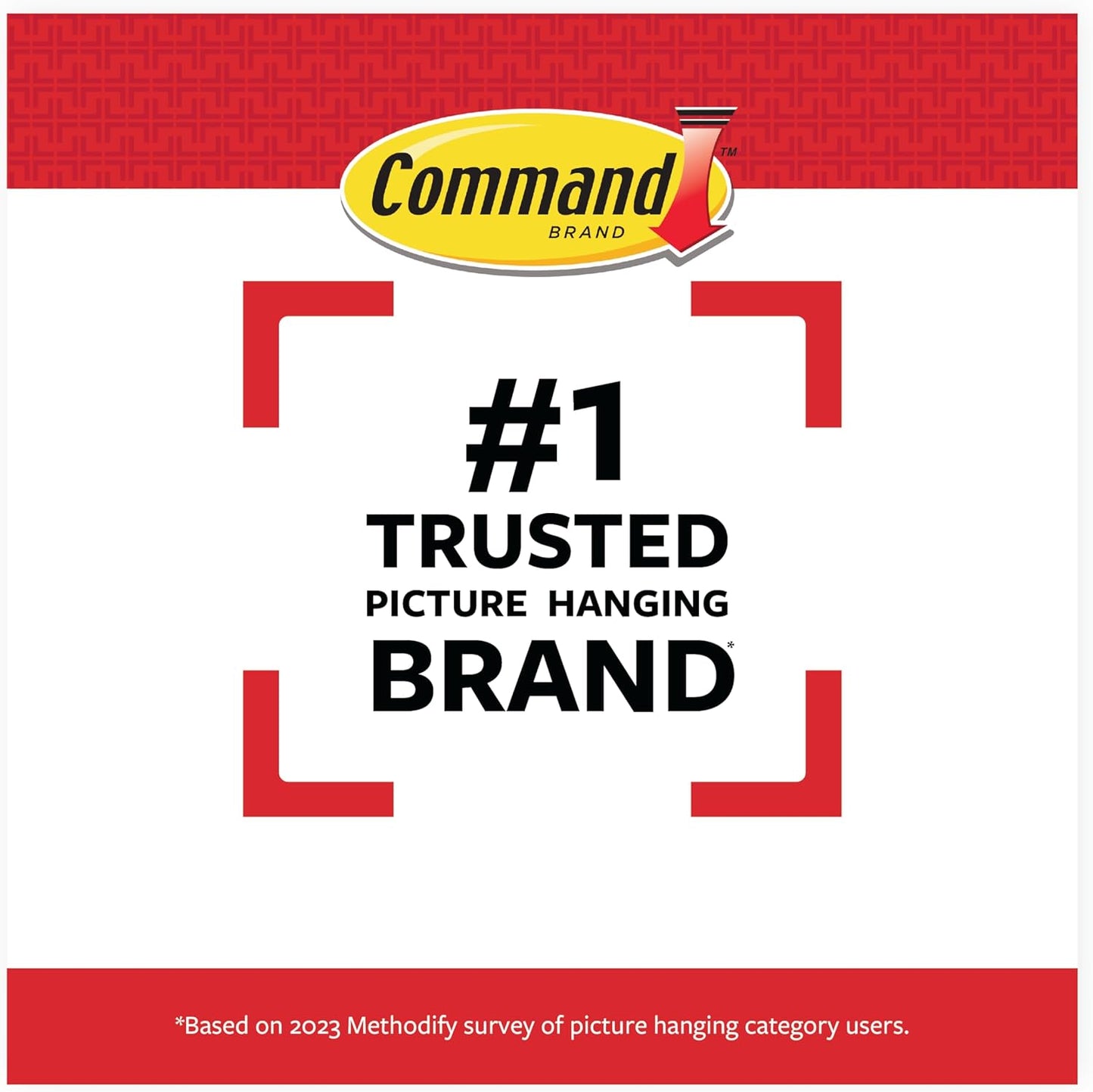 Command 20 Lb XL Heavyweight Picture Hanging Strips, Practical Birthday Gift for Mom and Her Who Loves Refreshing Home Decor, 8 Pairs White Adhesive Strips