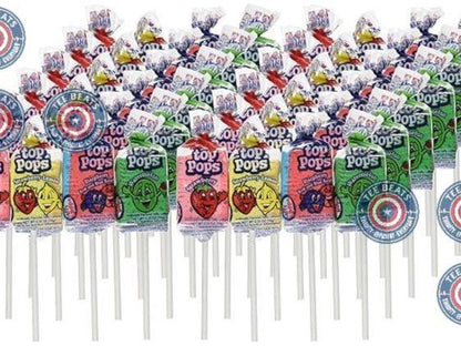 compact lollipop form factor suitable for stuffing stockings, baskets, and piñatas