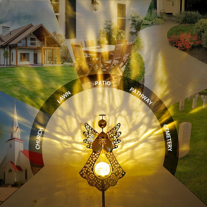 crackle glass globe that refracts the warm white led into a decorative, faceted light pattern