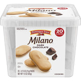 Pepperidge Farm Milano Dark Chocolate Cookies – Premium Dessert Pairing for Espresso and Dessert Wine, 20 Single-Serve Packs