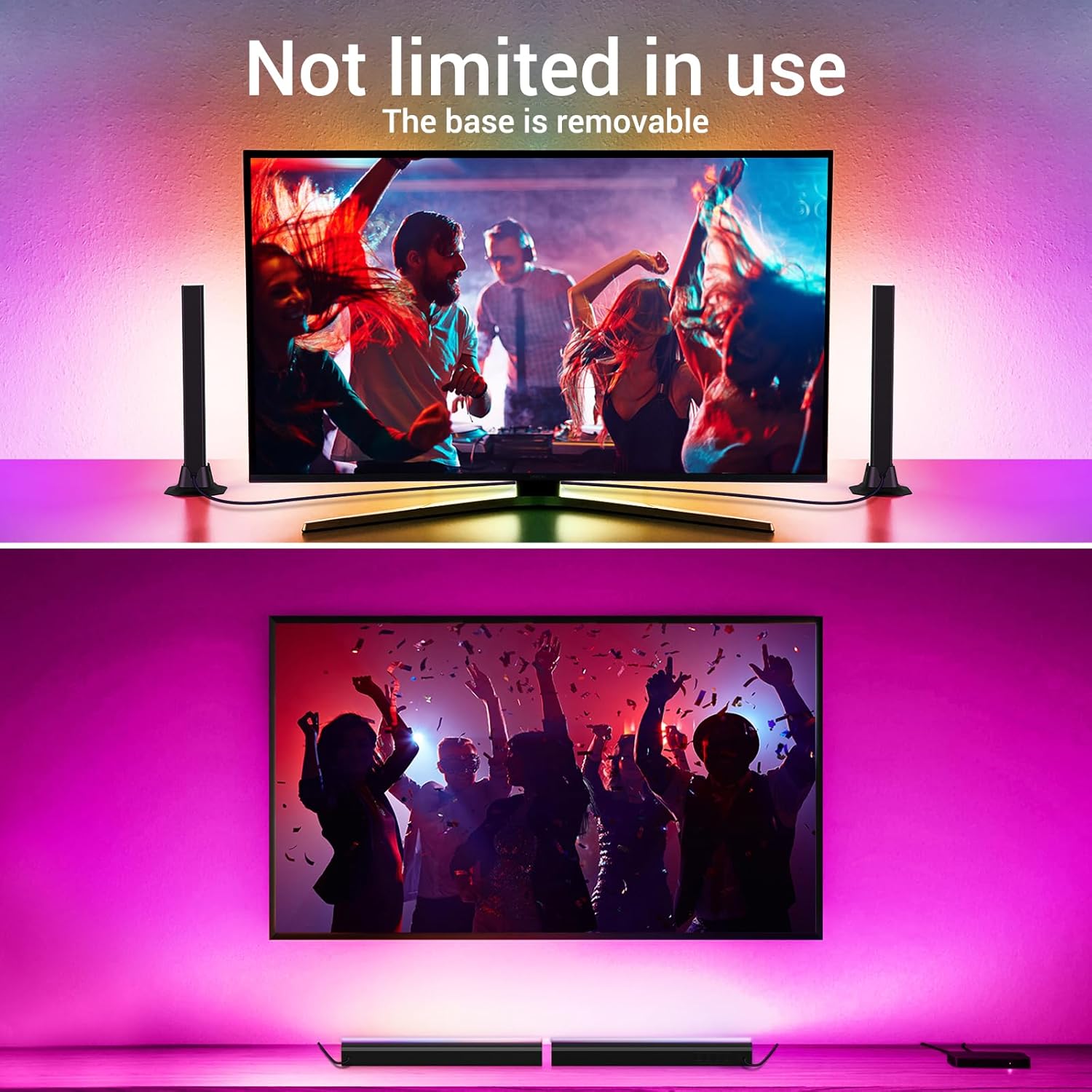 GiftBrand Decorative Light Bar – Stylish Bedroom Aesthetic Lighting, Remote Control RGB Bars for Apartment