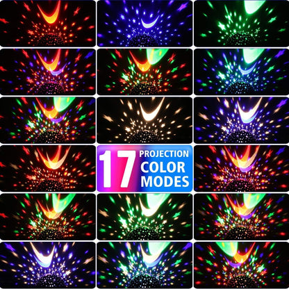 GOLUM Star Projector – Sensory Comfort Lamp for Relaxing Kids Room Atmosphere, Cool-to-Touch LED Glow