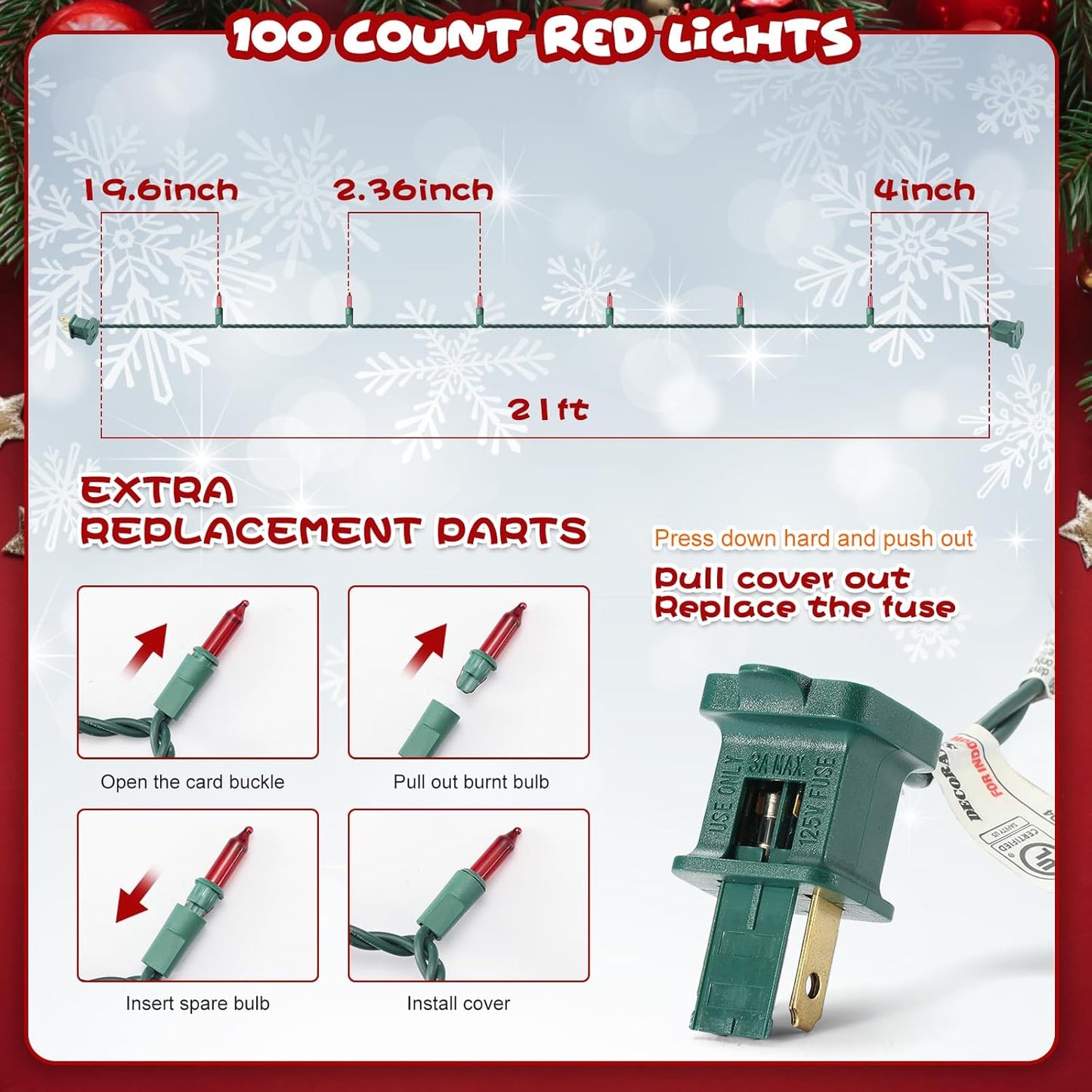 Holiday Charm Pink Incandescent String Lights 21ft Green Wire Understated Romantic Accent for Less-Is-More Interiors