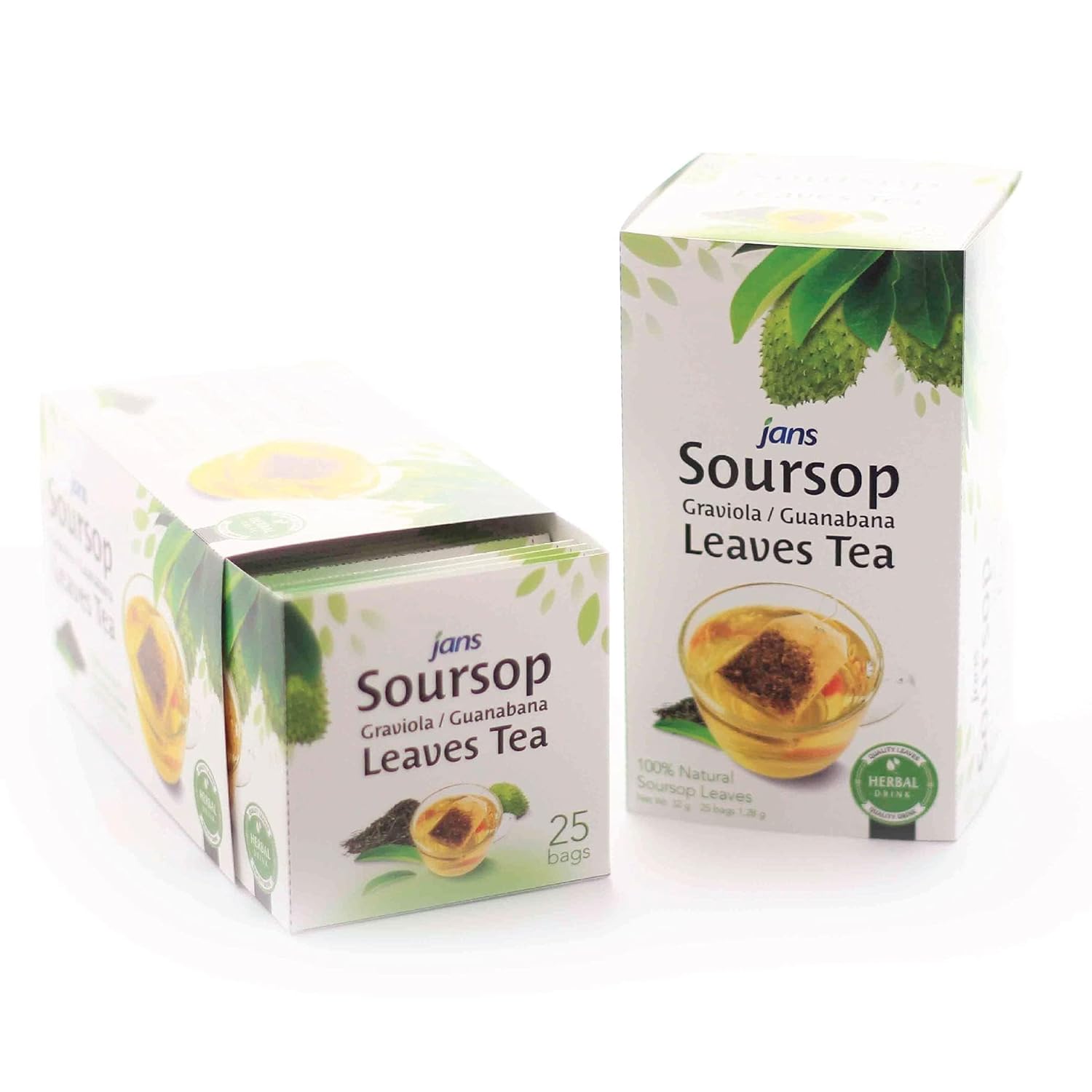 Jans Graviola Leaf Tea Bags – Calming Scent Companion for Reading Nook and Mindfulness Hour