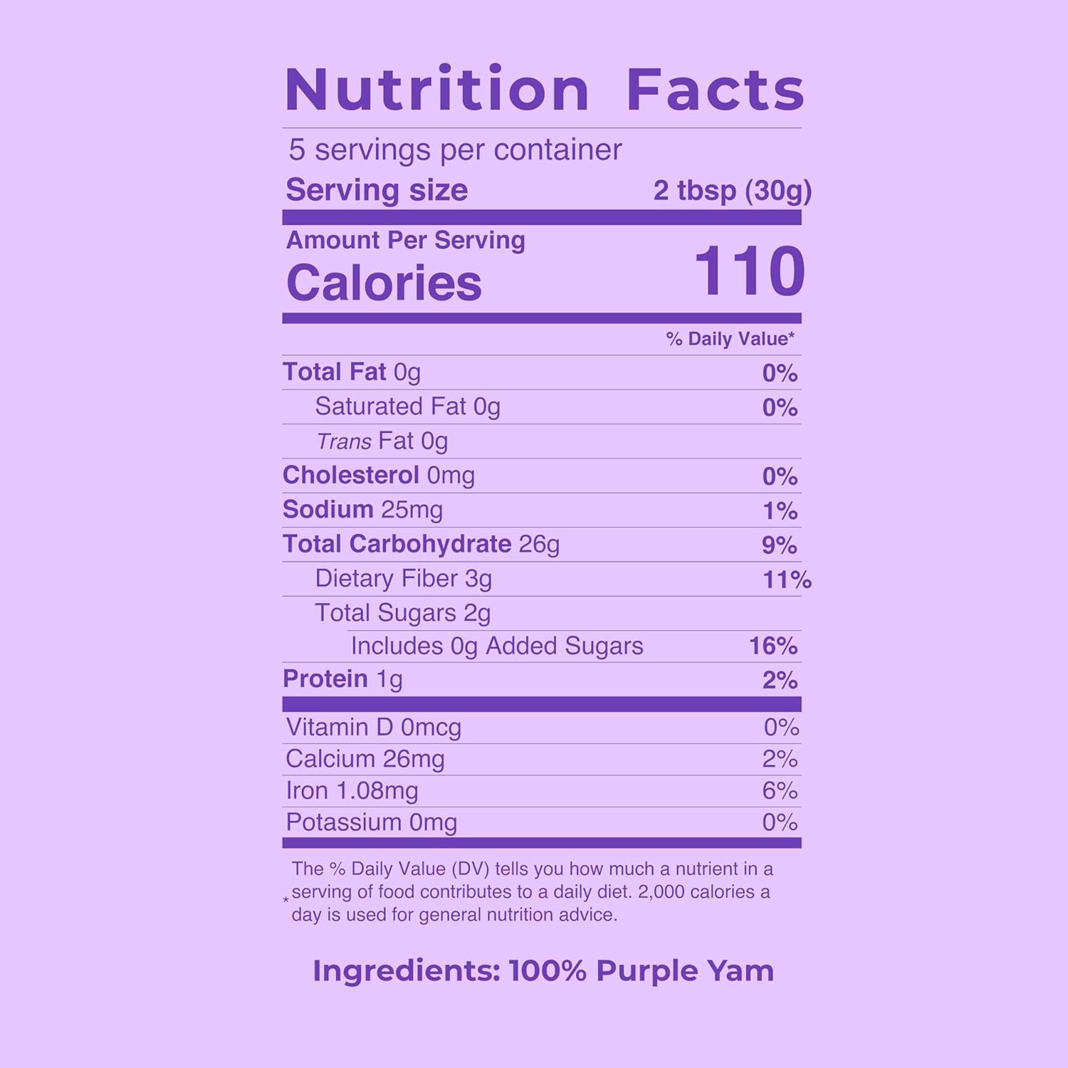 Jans Ube Powder for Baking, 5 oz | Streamlined Ube Flavoring for Uncluttered Kitchens