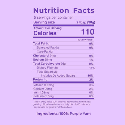 Jans Ube Powder for Baking, 5 oz | Streamlined Ube Flavoring for Uncluttered Kitchens
