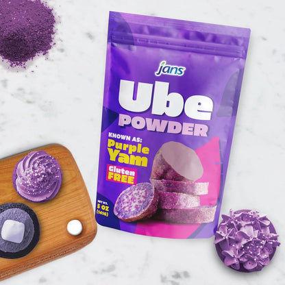 Jans Ube Powder for Baking, 5 oz | Streamlined Ube Flavoring for Uncluttered Kitchens