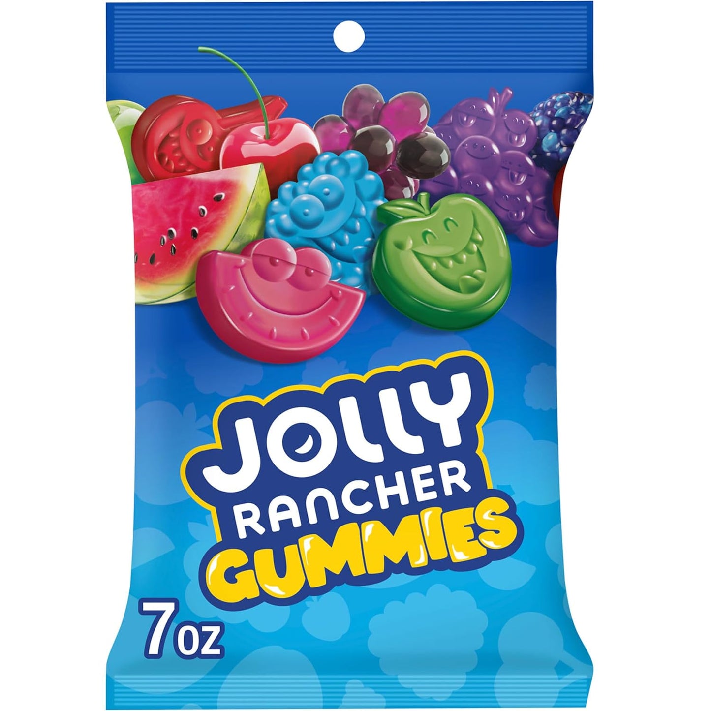 JOLLY RANCHER Gummies Assorted Fruit Flavored Candy Bag – Lunchbox Treat for Kids' School Snacks and After-School Pick-Me-Ups