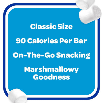 Kellogg's Rice Krispies Treats Crispy Marshmallow Squares – Car Cup Holder Friendly Snack for Family Road Trips and Long Drives