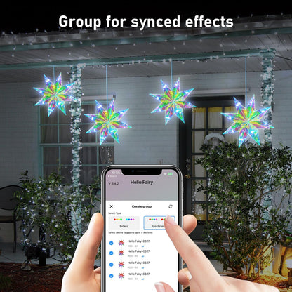 LumaGlow Smart Star Tree Topper – Family Living Room Christmas Centerpiece with Auto Shutoff Timer