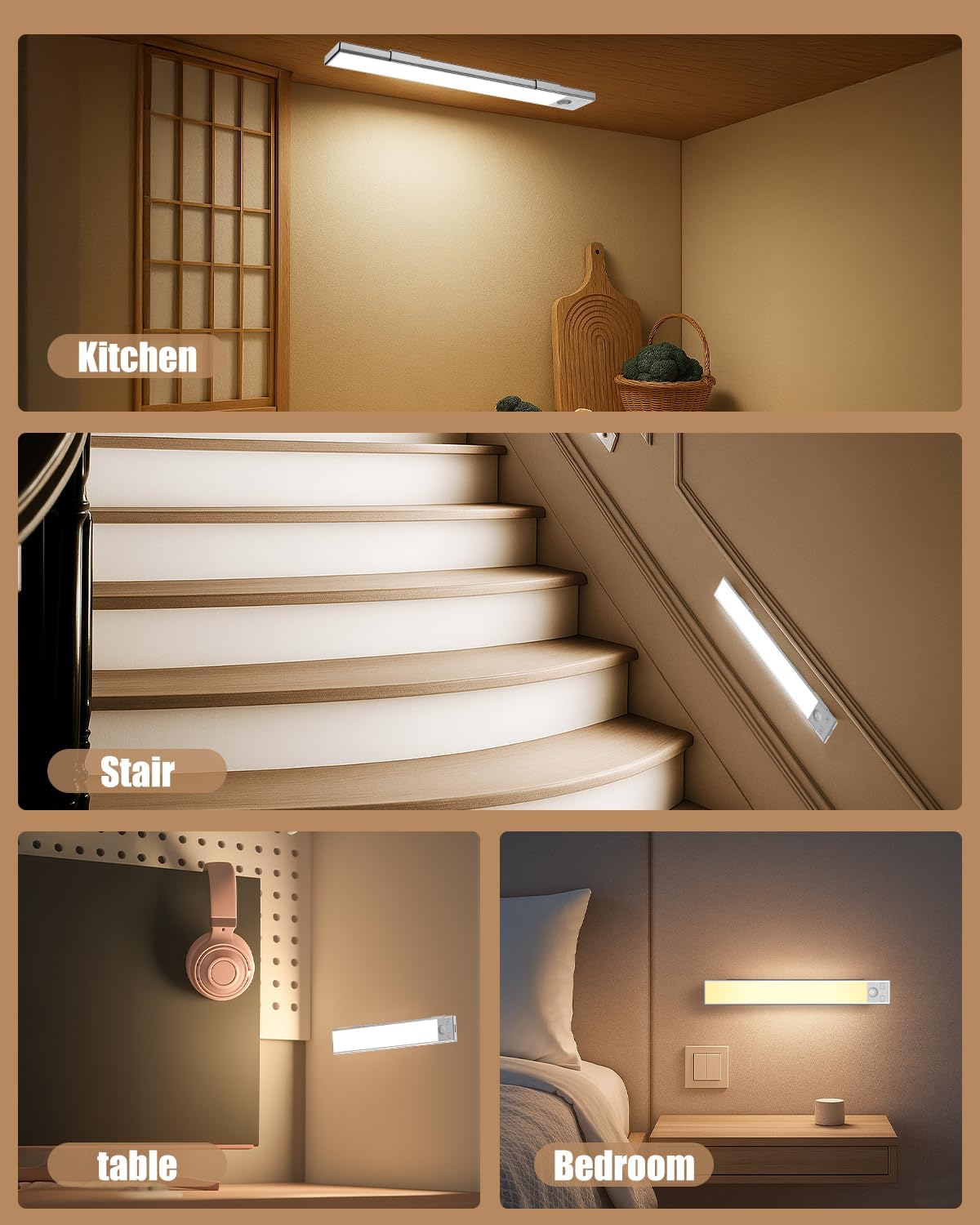 LumenGlow Wireless Closet and Kitchen Light – Holiday Gift for Newlyweds, College Students, and First Apartments
