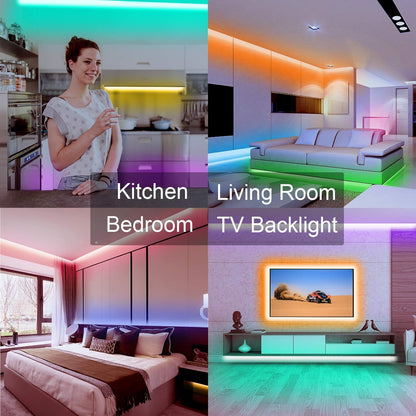 Lumiglow RGB LED Strip Light Kit 300ft – Workshop and Craft Room Lighting for DIY Builders and Creators