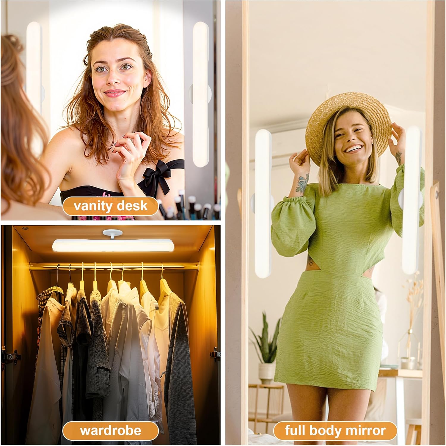 LUMIMUSE Wireless Mirror Light – Reliable Illumination for Study Sessions and Home Office Beauty Breaks