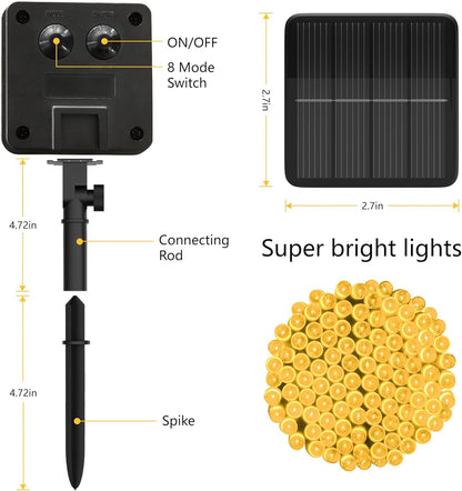Lumivox Solar Garden String Lights – Ready-to-Gift Housewarming and Mother's Day Present for Plant Lovers