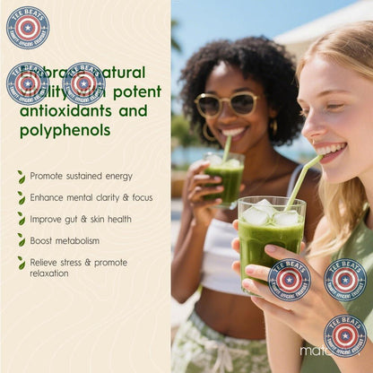 MatchAiA Organic Matcha – L-Theanine Focus Support for Yoga, Meditation, and Holistic Wellbeing