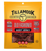 Tillamook Beef Jerky Tajin Chili Lime – No Mess Ready to Eat Snack for Home Office and Study Sessions, 2.2 oz Bag