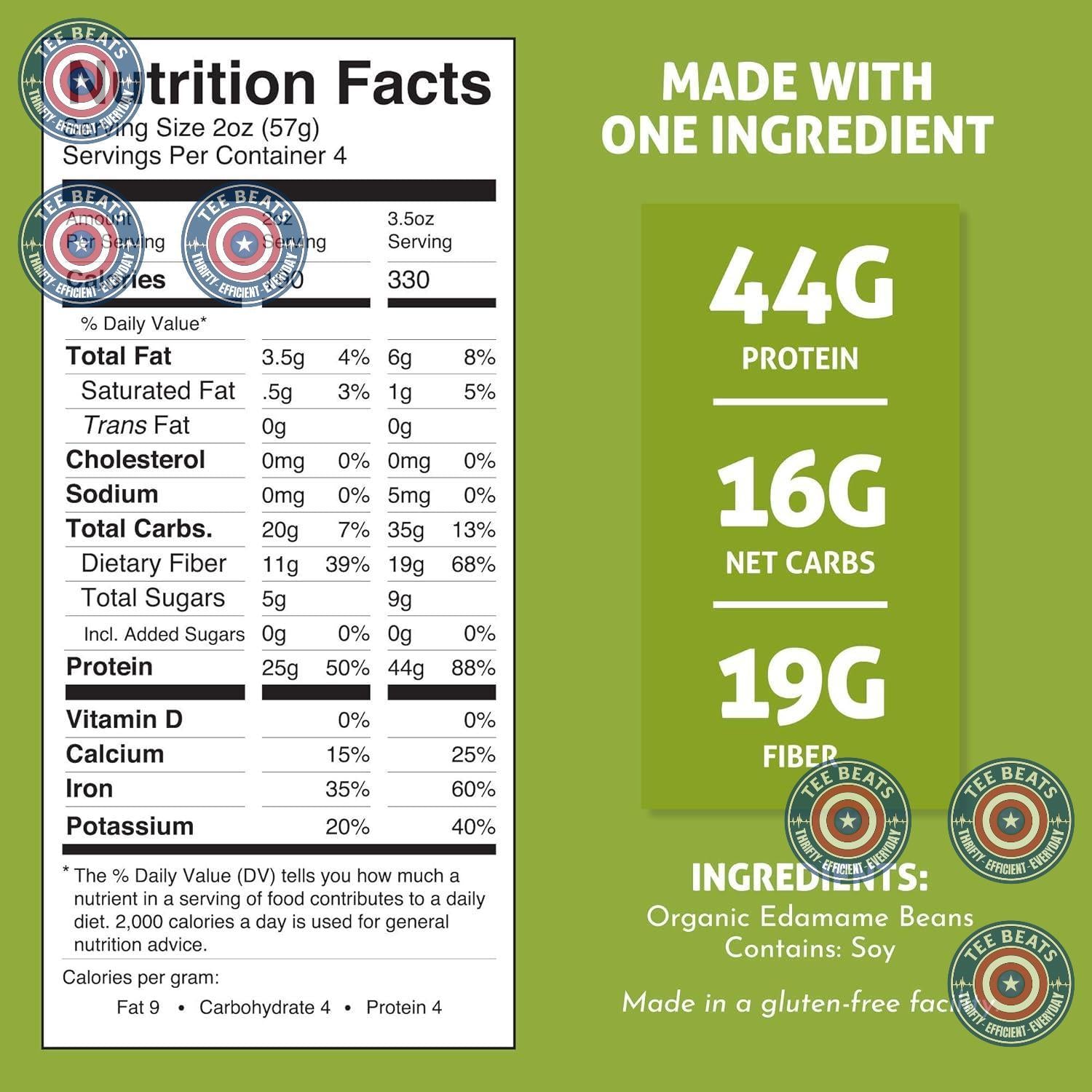 only 9g net carbs per 2oz serving for keto and diabetic compliance