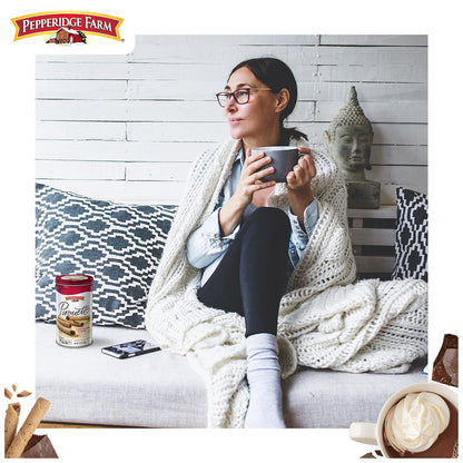 Pepperidge Farm Pirouette Cookies - Pretty Pantry Showpiece with Vintage-Style Tin for Cozy Home Aesthetic