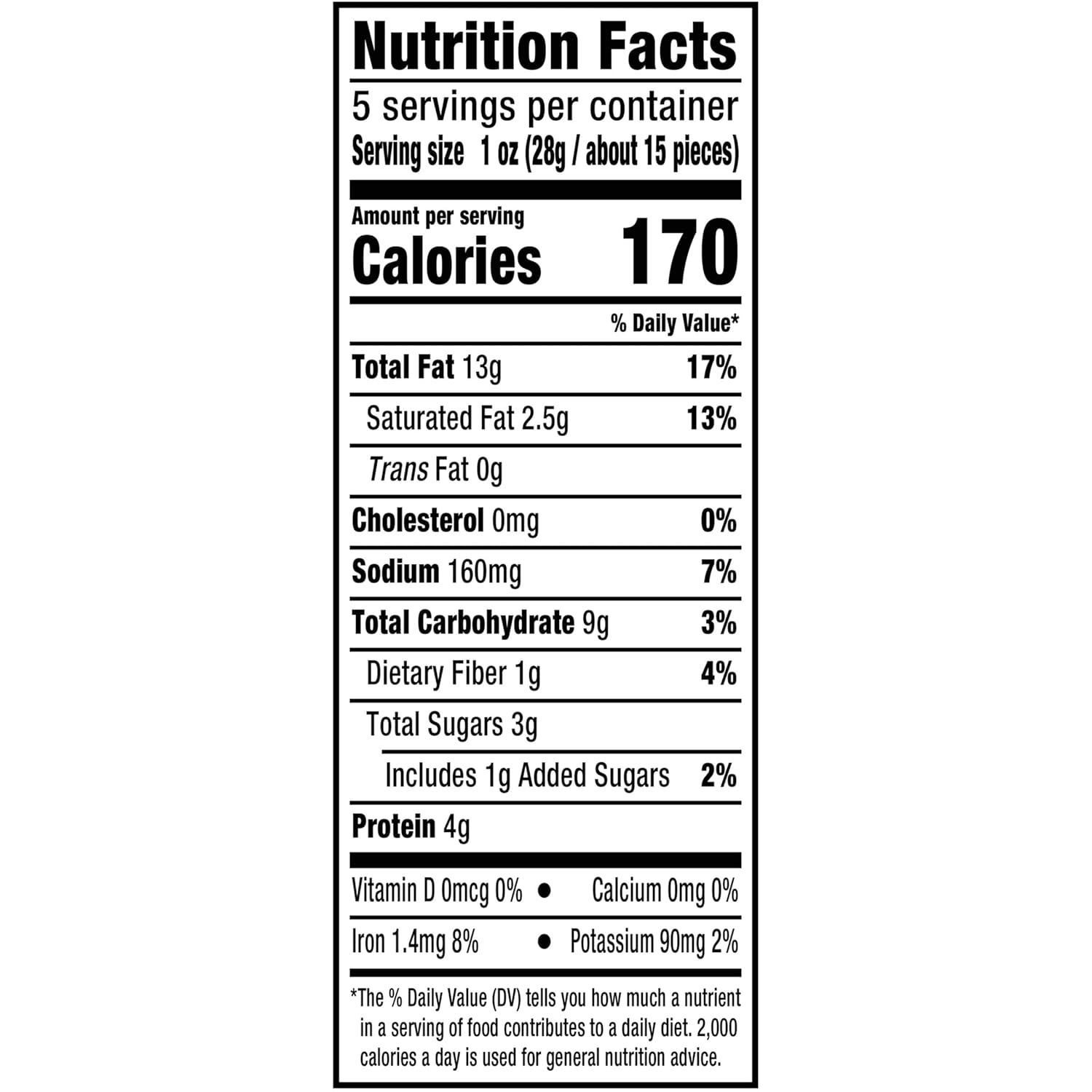 PLANTERS Dill Pickle Cashews 5oz Bags - Portable Protein Snack for Camping and Hiking