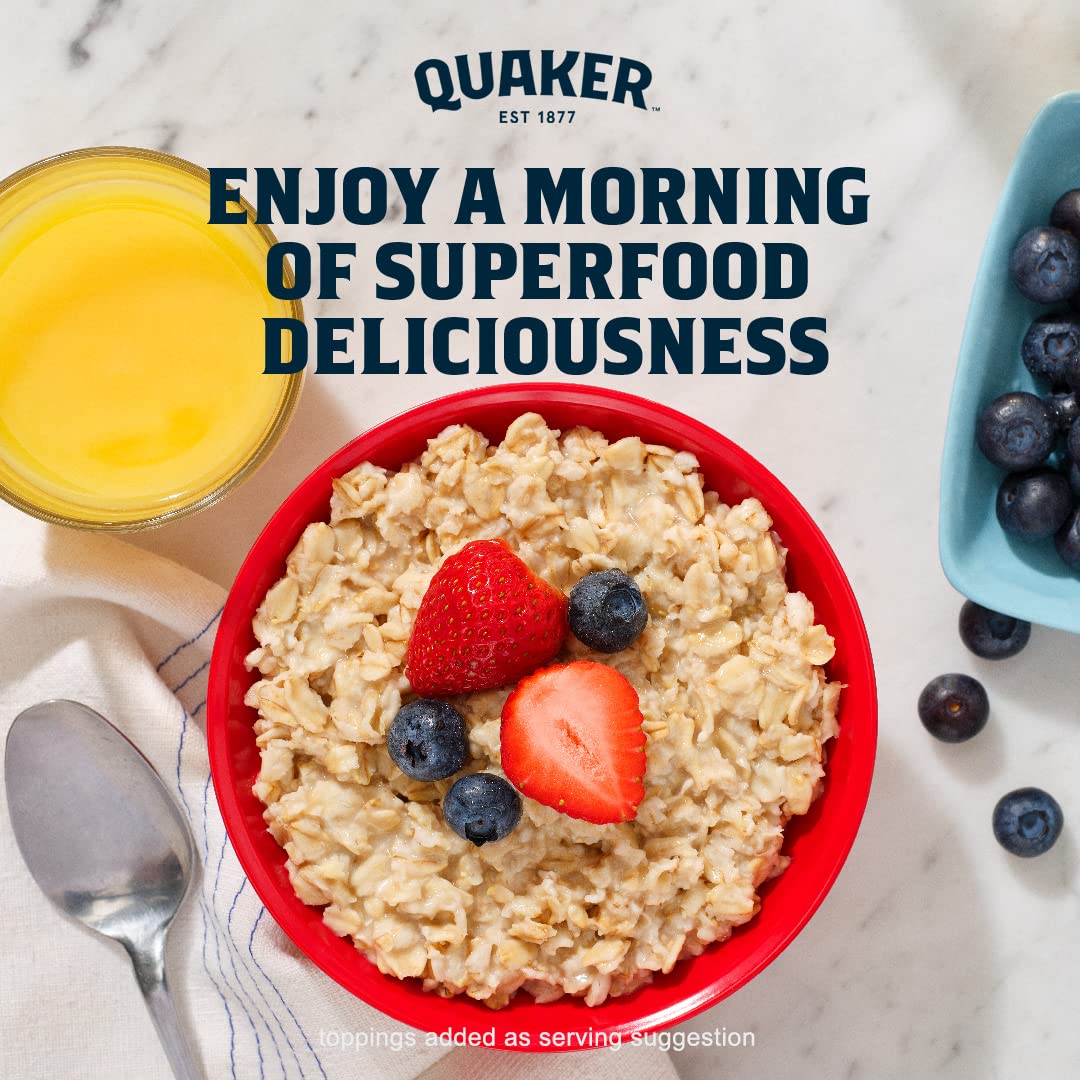 Quaker Immunity Instant Oatmeal – Car Ride to School Toddler Friendly Bowl, 2 Minute Microwave Whole Grain Variety Pack