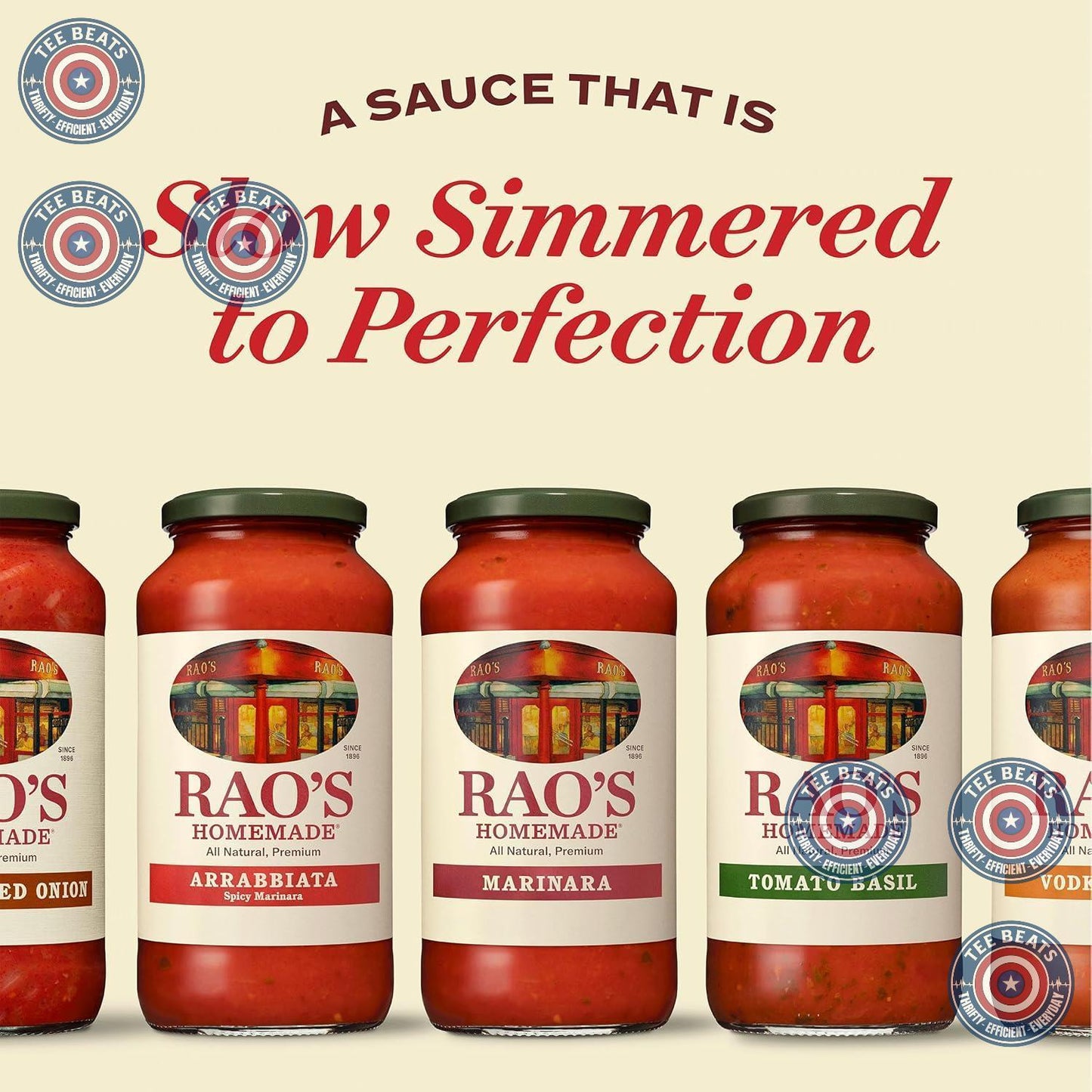 Rao's Homemade Marinara – Simple 24 oz All-Purpose Sauce, Just Tomatoes, Olive Oil, and Herbs, Made for Effortless Home Cooking