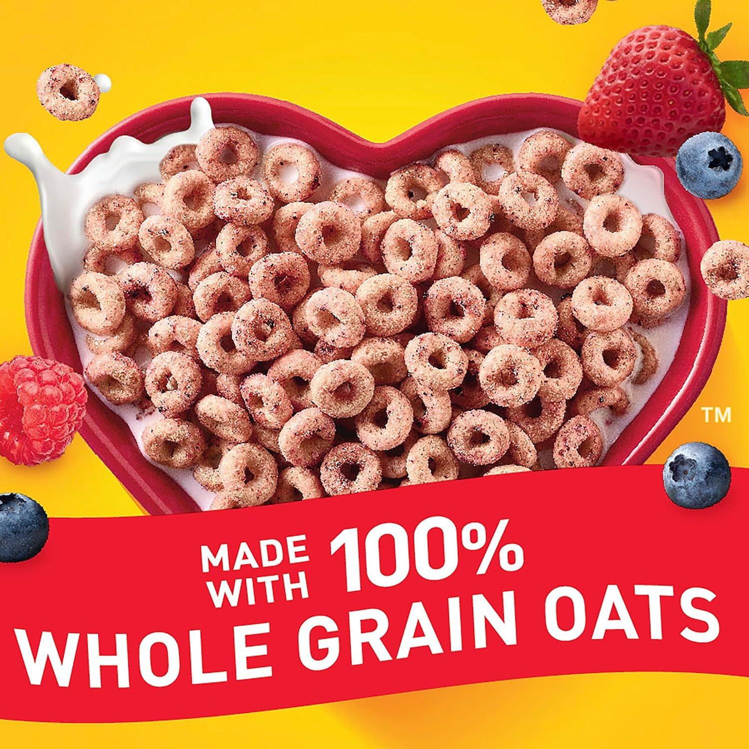 real fruit and natural flavor profile: strawberry, raspberry, blueberry