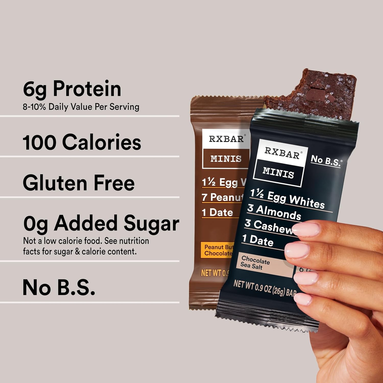 RXBAR Minis Protein Bars – Diaper Bag Snack for Busy Parents on the Go, Soft and Easy to Chew
