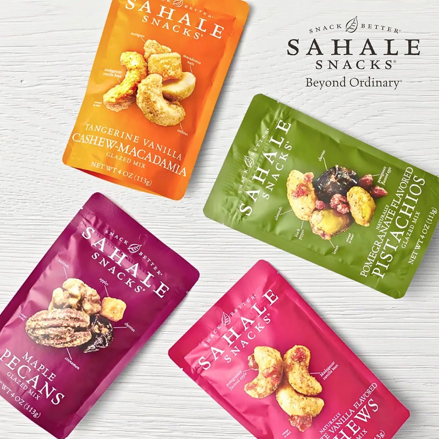 Sahale Snacks Berry Macaroon Almond Trail Mix – Non-GMO Wellness Snack for Home and Travel, 7 oz Pouch