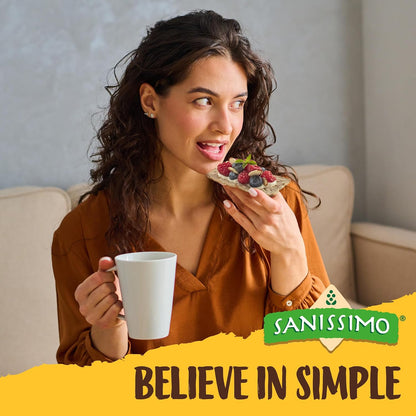 Sanissimo Salmas Salted – Crunchy Car Cup Holder Crackers for Road Trips with Kids