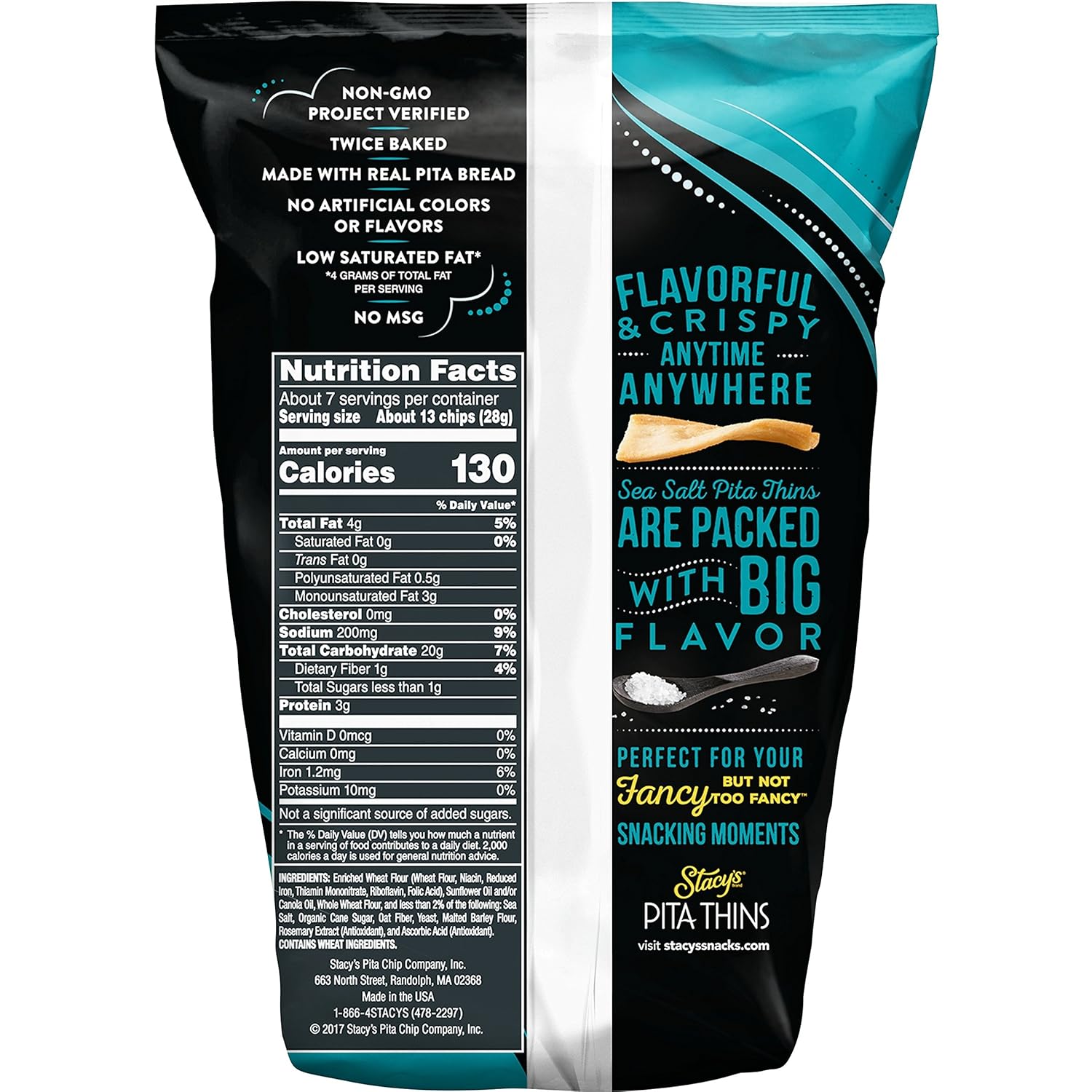 seasoned with just sea salt in the simply naked/salted variety