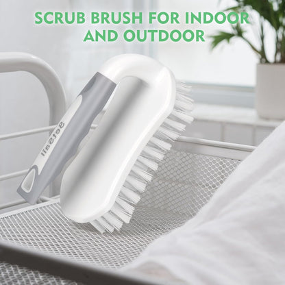 SetSail Scrub Brush – Family-Safe Heavy-Duty Scrubber for Bathroom Floor and Tile Grout